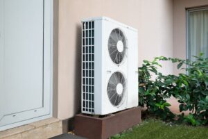 heat pump outside of home